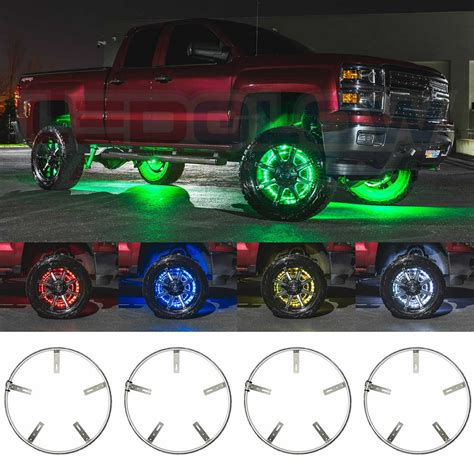 ledglow metal brackets|Million Color LED Wheel Ring Lighting Kit Installation.